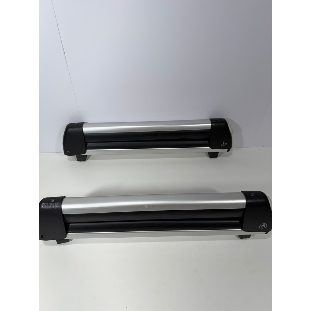 Acura OEM Roof Rack Ski Snowboard Carrier Locking Attachment‎ Silver Black 21in